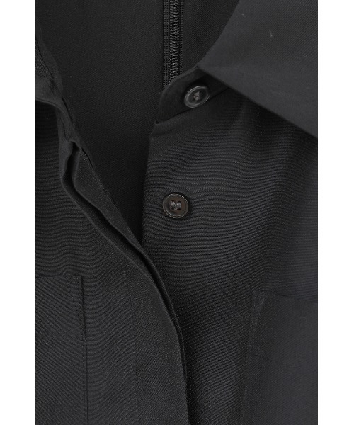 ワンピース Clane FLUFFY SHEER H/S SHIRT ONEPIECE セール】FLUFFY SHEER SHAPE ONEPIECE（ワンピース）｜CLANE（クラネ