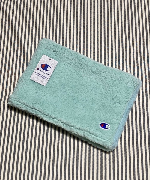 Champion（チャンピオン）の「champion KIDS / 2FACEボアネックウォーマー / 767-0025（ネックウォーマー/スヌード・キッズ・アイボリー/ブラック/ミント/パープル/ベージュ・FREE）」の4枚目の写真