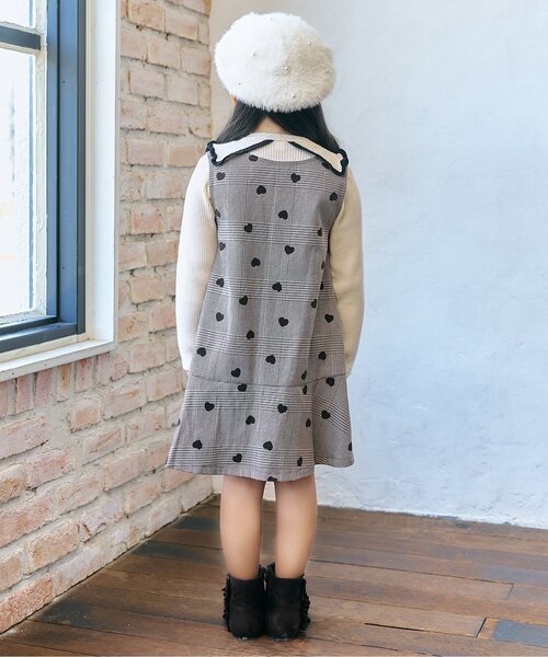 apres les cours（アプレレクール）の「【ジュニア対応】セーラーニット（ニット/セーター・キッズ・グリーン/アイボリー/ローズ・80/90/100/110/120/130/140）」の5枚目の写真