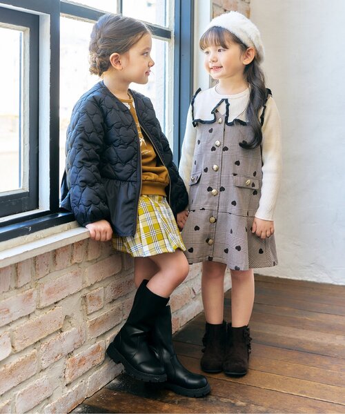 apres les cours（アプレレクール）の「【ジュニア対応】セーラーニット（ニット/セーター・キッズ・グリーン/アイボリー/ローズ・80/90/100/110/120/130/140）」の6枚目の写真