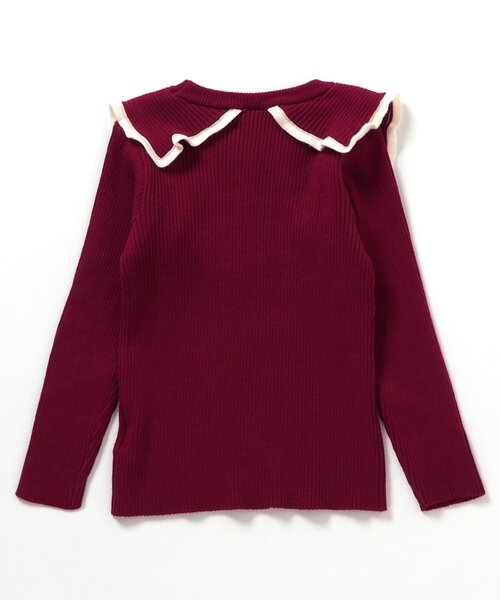 apres les cours（アプレレクール）の「【ジュニア対応】セーラーニット（ニット/セーター・キッズ・グリーン/アイボリー/ローズ・80/90/100/110/120/130/140）」の15枚目の写真