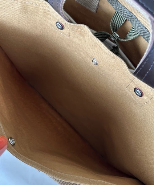 GLOBAL FORME CONCRETE（グローバルフォルムコンクリート）の「【WEEKEND(ER)】WORKERS TOTE（トートバッグ・メンズ・ベージュ/ブラック・FREE）」の18枚目の写真