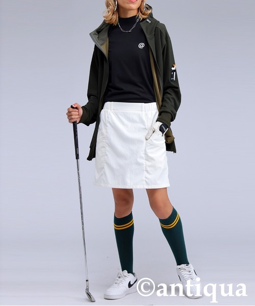 antiqua(アンティカ)の「【STCH】モックネックトップス(Tシャツ/カットソー・レディース・ホワイト/ブラック・LXL/ML)」の19枚目の写真