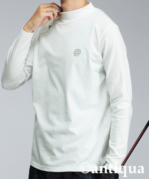 antiqua(アンティカ)の「【STCH】モックネックトップス(Tシャツ/カットソー・レディース・ホワイト/ブラック・LXL/ML)」の13枚目の写真