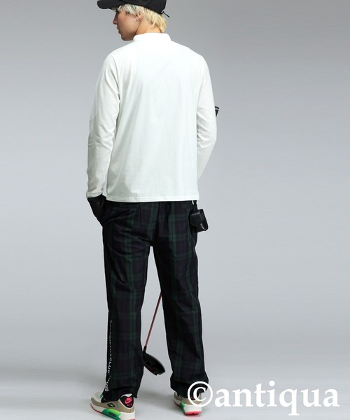 antiqua(アンティカ)の「【STCH】モックネックトップス(Tシャツ/カットソー・レディース・ホワイト/ブラック・LXL/ML)」の14枚目の写真