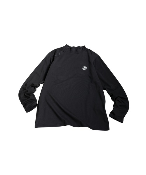 antiqua(アンティカ)の「【STCH】モックネックトップス(Tシャツ/カットソー・レディース・ホワイト/ブラック・LXL/ML)」の3枚目の写真