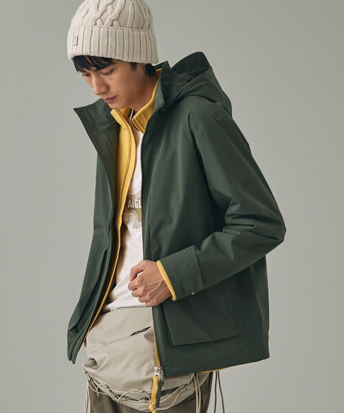 AIGLE（エーグル）の「ケーブルニットビーニー（ニットキャップ/ビーニー・レディース・ダークネイビー/レッド/オフホワイト・FREE）」の8枚目の写真