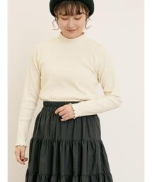 リブハイネックインナー