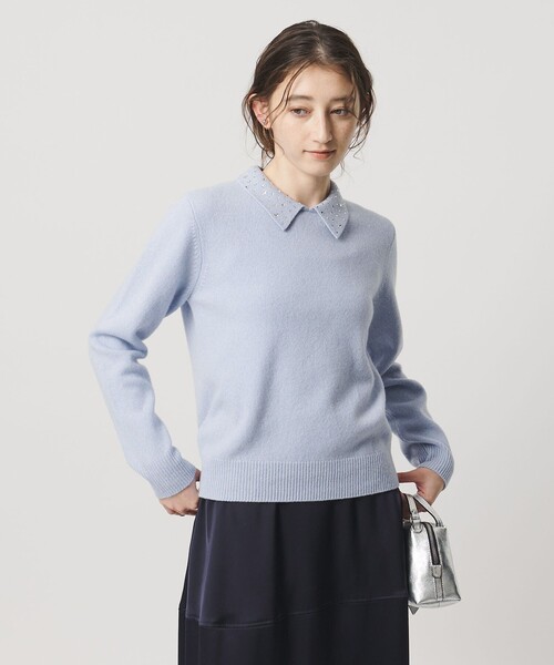 ラインストーン ポロ ニット（ニット/セーター）｜UNITED ARROWS