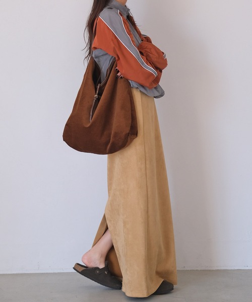 AKTE(アクテ)の「Iラインマキシスカート(スカート・レディース・ブラック系/ベージュ/オリーブ・1/2/2T)」の7枚目の写真