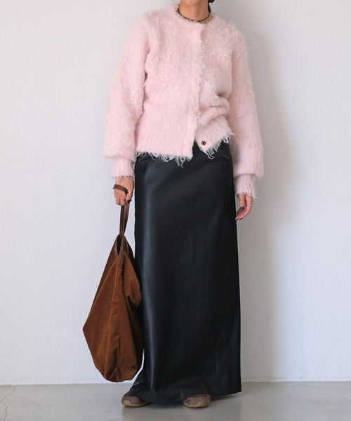 AKTE(アクテ)の「Iラインマキシスカート(スカート・レディース・ブラック系/ベージュ/オリーブ・1/2/2T)」の21枚目の写真