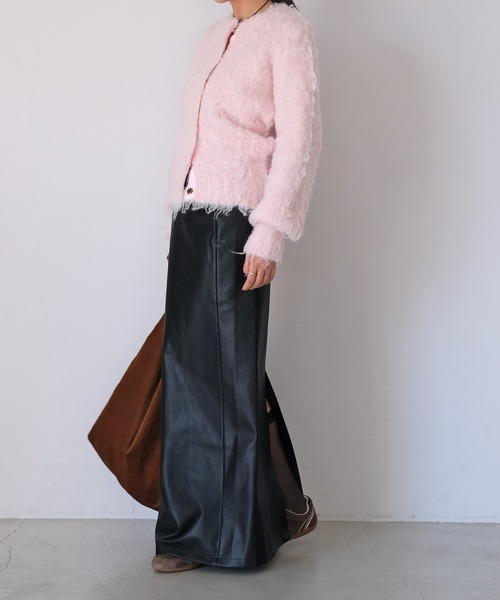 AKTE(アクテ)の「Iラインマキシスカート(スカート・レディース・ブラック系/ベージュ/オリーブ・1/2/2T)」の22枚目の写真