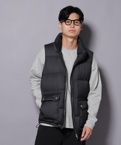 セール】DELEGANTE エアリーサキソニー/グレンチェックTAIONダウン