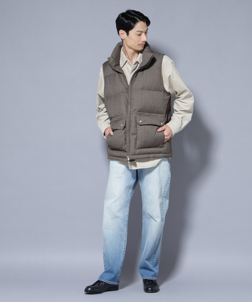 ナノユニバース　ダウンベスト　グレー　38 nano・universe - ナノユニバース 西川ダウンベスト グレー サイズ38の