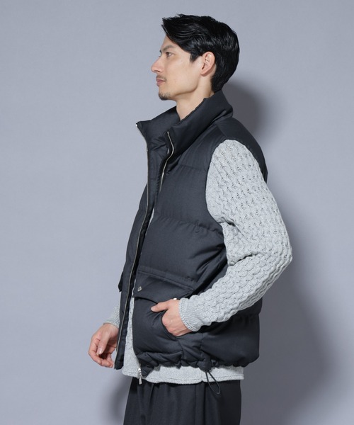 セール】DELEGANTE エアリーサキソニー/グレンチェックTAIONダウン