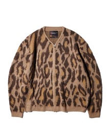 TOWNCRAFT | TOWNCRAFT / タウンクラフト SHAGGY VINTAGE PATTERN ZIP CARDIGAN レオパード アーガイル デイジー シャギー(カーディガン/ボレロ)