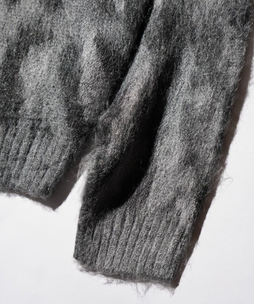 TOWNCRAFT（タウンクラフト）の「TOWNCRAFT / タウンクラフト SHAGGY VINTAGE PATTERN ZIP CARDIGAN レオパード アーガイル デイジー シャギー（カーディガン/ボレロ・メンズ・その他1/その他2/グレー/オリーブ/カーキ/グレー系その他・SMALL/MEDIUM/LARGE/X-SMALL）」の10枚目の写真