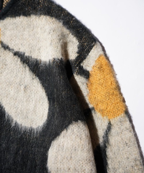 TOWNCRAFT（タウンクラフト）の「TOWNCRAFT / タウンクラフト SHAGGY VINTAGE PATTERN ZIP CARDIGAN レオパード アーガイル デイジー シャギー（カーディガン/ボレロ・メンズ・その他1/その他2/グレー/オリーブ/カーキ/グレー系その他・SMALL/MEDIUM/LARGE/X-SMALL）」の21枚目の写真