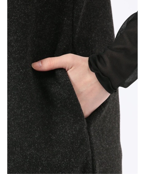 m.f.editorial（エムエフエディトリアル）の「【ストレッチ ウォッシャブル】タカキューレディース ウーリッシュ ジャンスカ(セットアップ可能)（ジャンパースカート・レディース・チャコールグレー/ブラウン・MEDIUM/LARGE）」の11枚目の写真