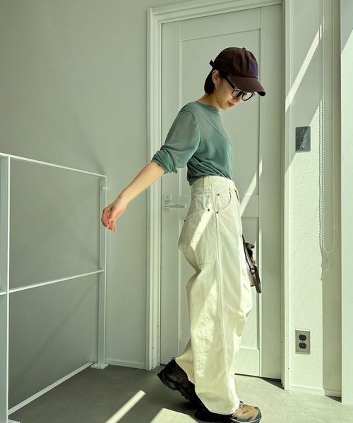 CFT.(シフト)の「スラブシアークルーネックプルオーバー(Tシャツ/カットソー・レディース・グリーン・FREE)」の8枚目の写真