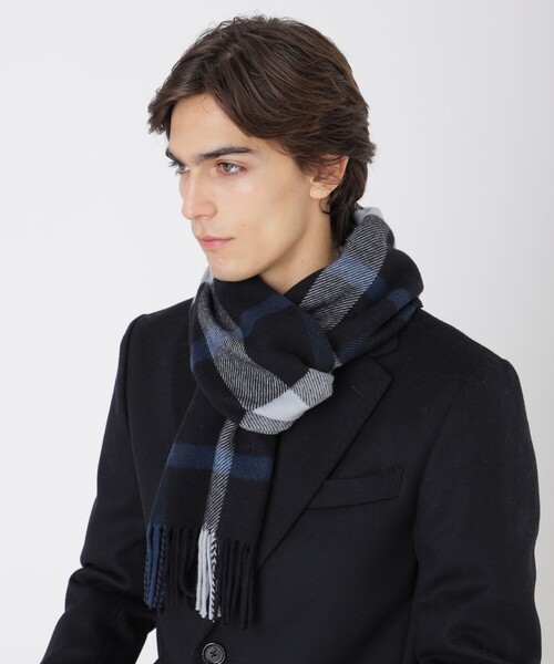 BLACKLABEL CRESTBRIDGE ブラックレーベル　カシミヤマフラー BLACK LABEL CRESTBRIDGE（ブラックレーベル・クレストブリッジ