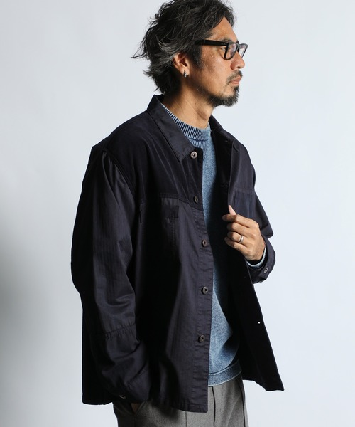 The DUFFER of ST.GEORGE（ザダファーオブセントジョージ）の「[INDIGO LABEL] SWITCHING COVERALLS：インディゴ 切替デザイン カバーオール（カバーオール・メンズ・インディゴブルー・LARGE/MEDIUM）」の7枚目の写真