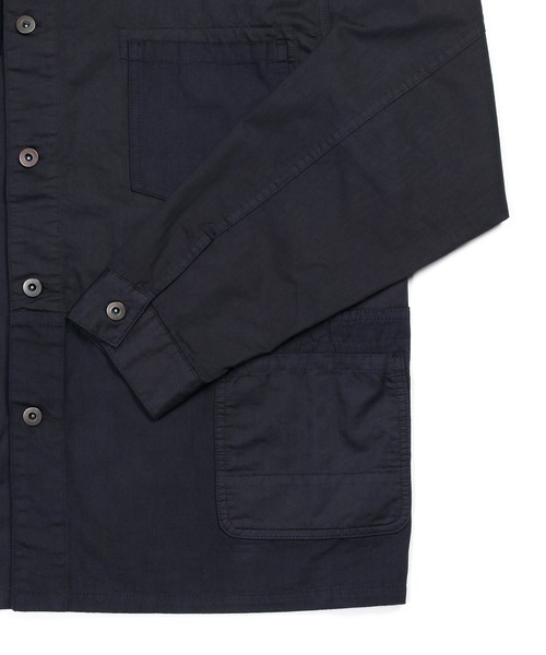 The DUFFER of ST.GEORGE（ザダファーオブセントジョージ）の「[INDIGO LABEL] SWITCHING COVERALLS：インディゴ 切替デザイン カバーオール（カバーオール・メンズ・インディゴブルー・LARGE/MEDIUM）」の5枚目の写真