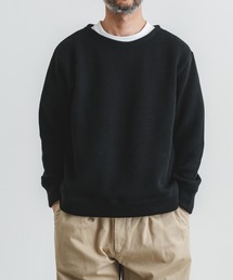quadro | ホットレイワッフルクルーネックプルオーバー(Tシャツ/カットソー)