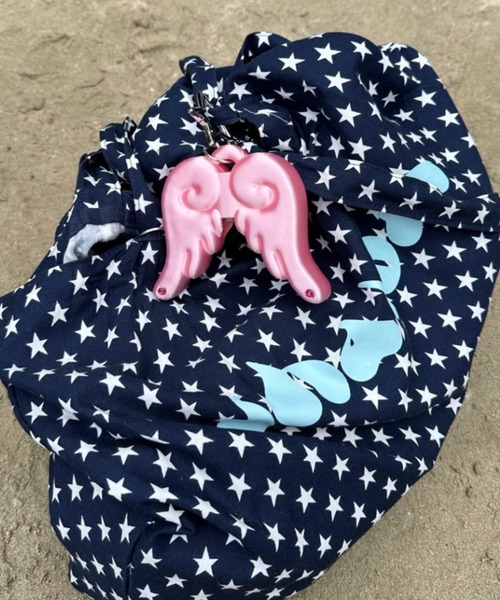 EVERYTHINGS（エブリシングス）の「【EVERYTHINGS】LOVELY WINGS / 【エブリシングス】ラブリーウィングリップケースキーリング（キーホルダー・レディース・ピンク・ONE SIZE）」の3枚目の写真