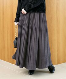 ウールタッチ消しプリーツスカート