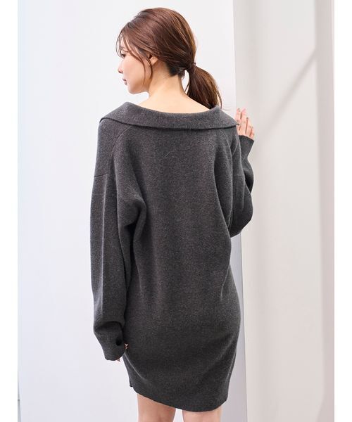 LACOSTE/スキッパーニットワンピース（ワンピース）｜SNIDEL