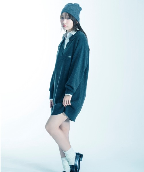 LACOSTE snidel ワンピース 中古・古着通販】LACOSTE (ラコステ) Snidel (スナイデル) ニット