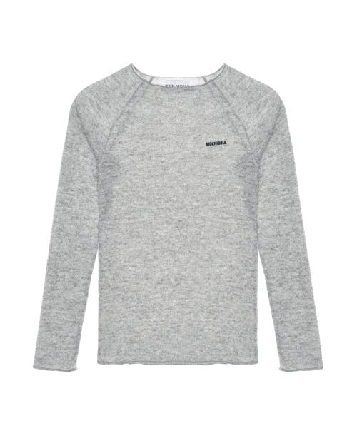 NICK&NICOLE（ニックアンドニコール）の「RAGLAN TOP SCARF KNIT SET_GRAY（Tシャツ/カットソー・レディース・その他・FREE）」の4枚目の写真