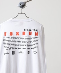 FOXRUN（フォックスラン）の「ポケット付ロゴまたぎ刺繍ロンT＆バックロゴプリントロンT 長袖（Tシャツ/カットソー）」