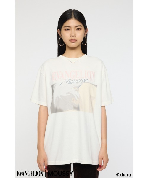 マザリ 米粉パン USAGI-LUCID コラボシャツ EVA AYANAMI GRAPHIC Tシャツ（Tシャツ/カットソー）｜MOUSSY