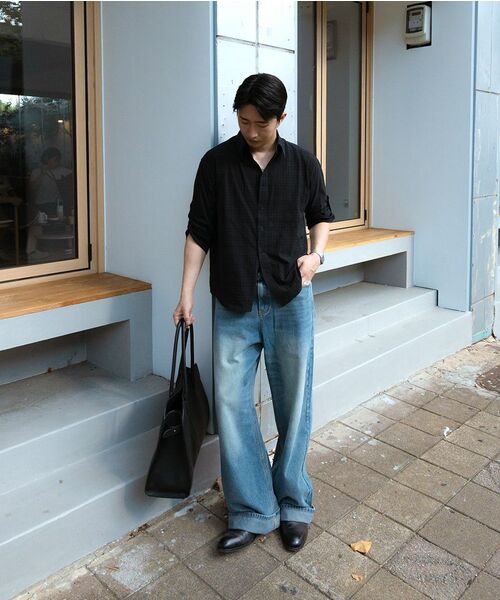 DNSR（ディーエヌエスアール）の「ストライプデニムパンツブルー（デニムパンツ・メンズ・その他・SMALL/MEDIUM/LARGE/X-LARGE）」の9枚目の写真