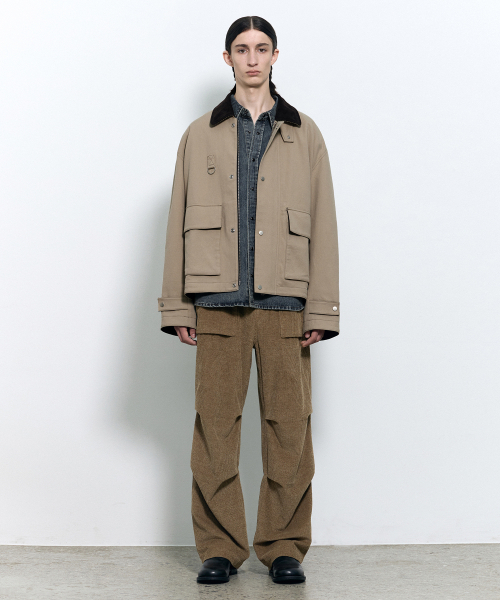INSILENCE(インサイロンス)の「コーデュロイパティグパンツASH BROWN(その他パンツ・レディース・その他・SMALL/MEDIUM/LARGE)」の1枚目の写真
