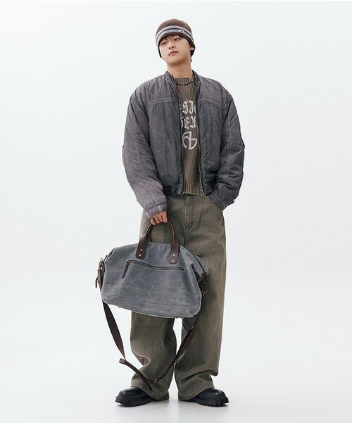 MUSINSA STANDARD（ムシンサスタンダード）の「ピグメントワイドデニムパンツ[カーキ]（デニムパンツ・メンズ・その他・33/26/27/28/29/42/36/34/32/30/31/40/38）」の8枚目の写真