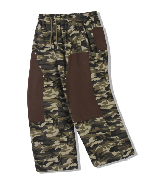 TRILLION(トリリオン)の「カモカーペンターワイドスウェットパンツ_カーキ(スウェットパンツ・レディース・その他・MEDIUM/LARGE/X-LARGE)」の3枚目の写真