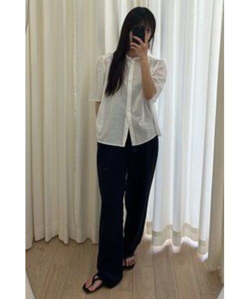 LINGSEOUL(リングソウル)の「relax banded pants-navy(スラックス・レディース・その他・FREE)」の7枚目の写真
