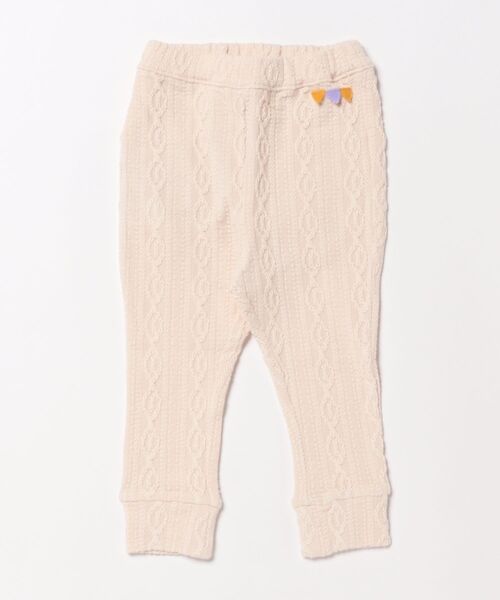 RAGMART（ラグマート）の「ジャガードニットレギンス（レギンス/スパッツ・キッズ・アイボリー/ブラック・90cm/95cm/80ｃｍ）」の2枚目の写真