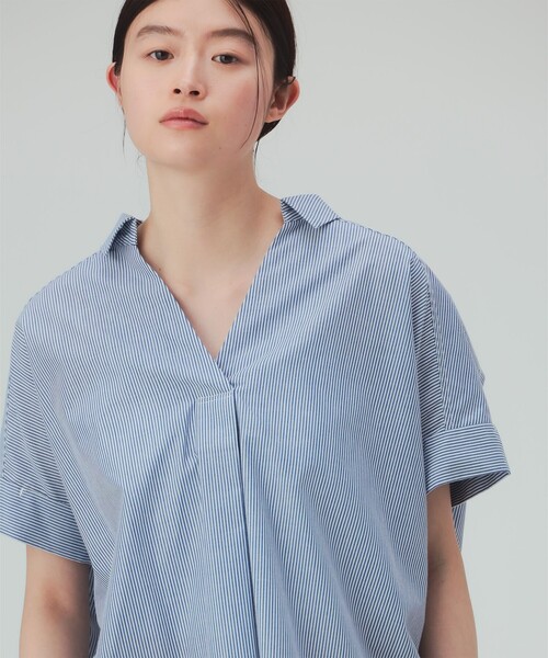 BEAMS HEART(ビームスハート)の「【洗える・二の腕カバー】スキッパー プルオーバー(シャツ/ブラウス・レディース・その他1/イエロー/オフホワイト/その他・FREE)」の19枚目の写真