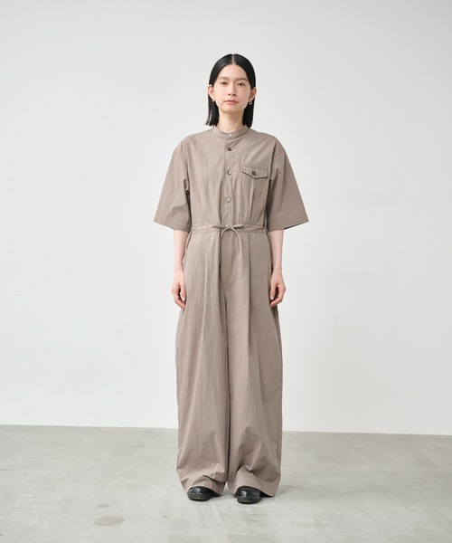 kha:ki（カーキ）の「「KHA:KI / カーキ」ハーフスリーブ ジャンプスーツ（その他パンツ・レディース・ブラック/ブルー・1/2）」の22枚目の写真