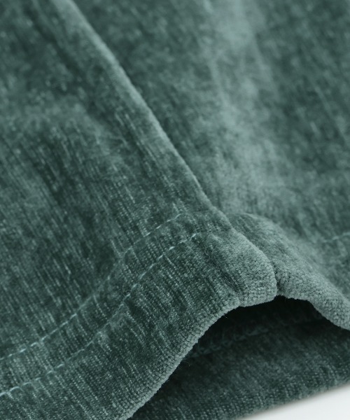 チチカカ（チチカカ）の「マットモールセンタータックパンツ（その他パンツ・レディース・グリーン/ネイビー/ブルー・FREE）」の12枚目の写真