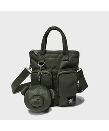 PHYSICAL DEPARTMENT（フィジカル デパートメント）の「ベアキーリングナイロンマルチポケットクロスバッグ(S)_カモ（メッセンジャーバッグ）」