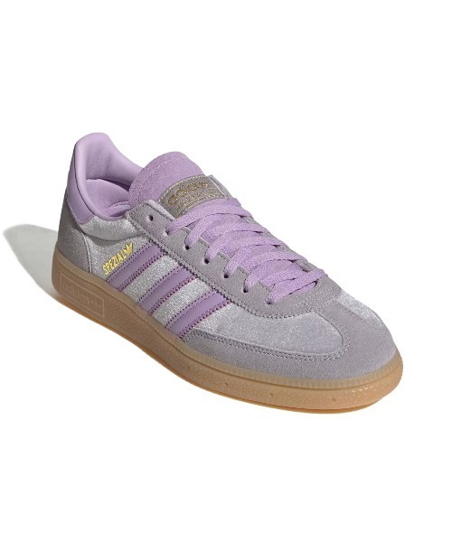 adidas(アディダス)の「アディダス 【adidas】- ハンドボール スペツィアル ウィメンズ スニーカー【HANDBALL SPEZIAL W Glory Grey / Powder Plum / GumJR3646】(スニーカー・レディース・グレー・24.5cm/22.5cm)」の1枚目の写真