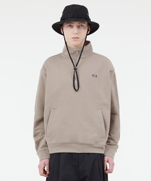 LMCの「BOX QUARTER ZIP SWEATSHIRT sand（スウェット・レディース・その他・MEDIUM/LARGE/SMALL/X-LARGE）」の3枚目の写真