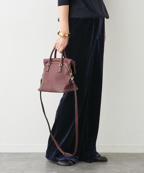 Deuxieme Classe(ドゥーズィエムクラス)の「Chic Velor パンツ(スラックス・レディース・ネイビー/ボルドー・34/36/38)」の7枚目の写真