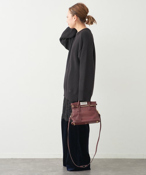 Deuxieme Classe(ドゥーズィエムクラス)の「Chic Velor パンツ(スラックス・レディース・ネイビー/ボルドー・34/36/38)」の14枚目の写真