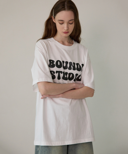 bounDary（バウンダリー）の「ソフトコットンオーバーフィットバウンディスタジオバンパルティ[ホワイト]（Tシャツ/カットソー・メンズ・その他・MEDIUM/LARGE/X-LARGE）」の20枚目の写真